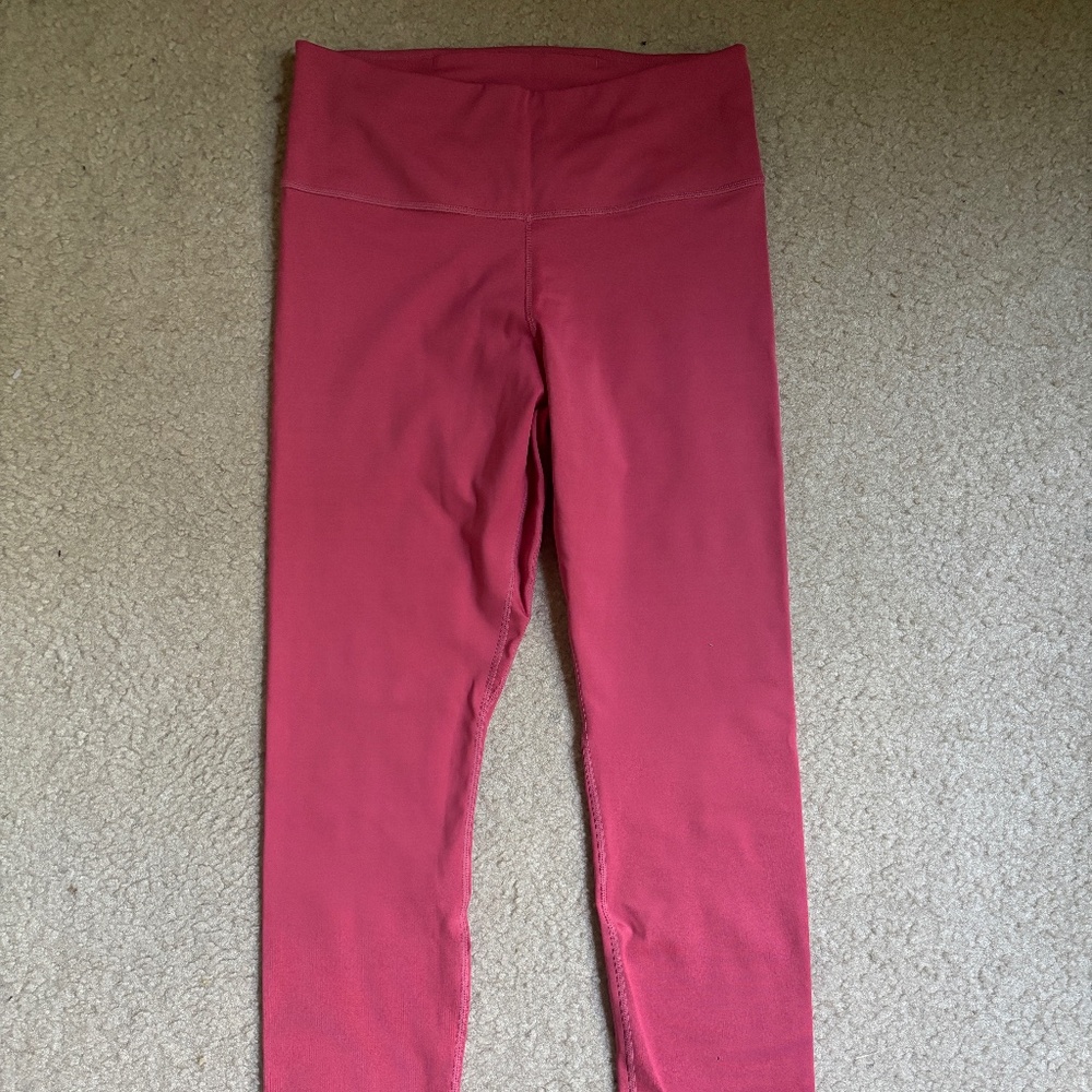 Preppy Nike Leggings Salmon Color Size S